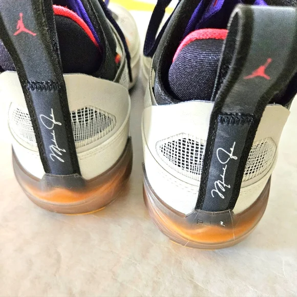 Air Jordan Beyond Borders 37 Athletic Shoes White Red Purple